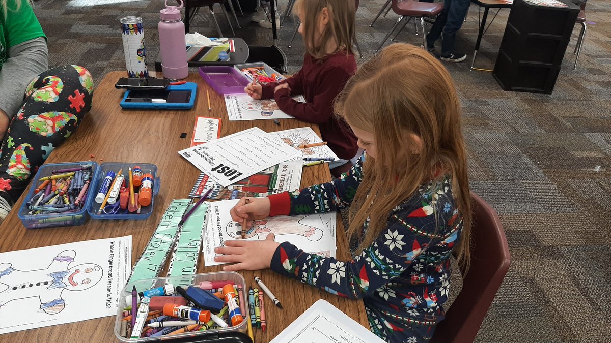 Back in December, we had a gingerbread-themed day! We wrote descriptions for our gingerbread man, decorated gingerbread men with icing, and participated in a gingerbread hunt. Thanks to our generous donors, students received gingerbread themed books and activities! #wesoar