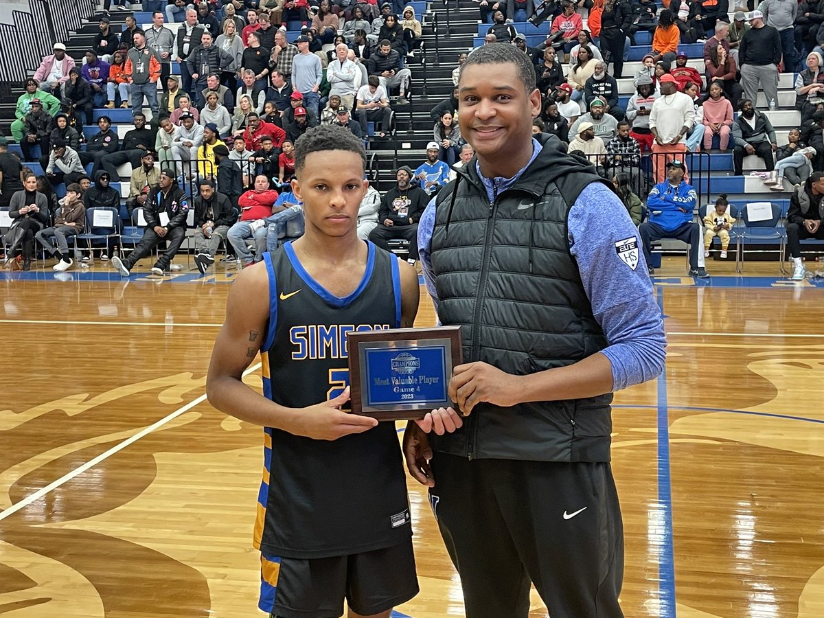 Player of the Game: Jalen Griffith of Simeon. Game high 24 points