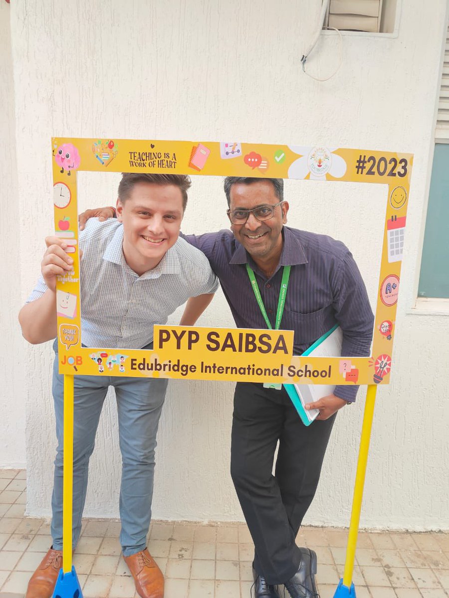 MrSidneyTech's tweet image. Great to meet technology integrators from across India to facilitate a session on how technology fits into the Enhanced PYP at @SAIBSA1 fantastic to meet and work with Mr Anil! #SAIBSA @ibpyp @PunePYPNetwork @OISLearningHub @primarytechhub @oismumbai @EISMumbai @PodarORT
