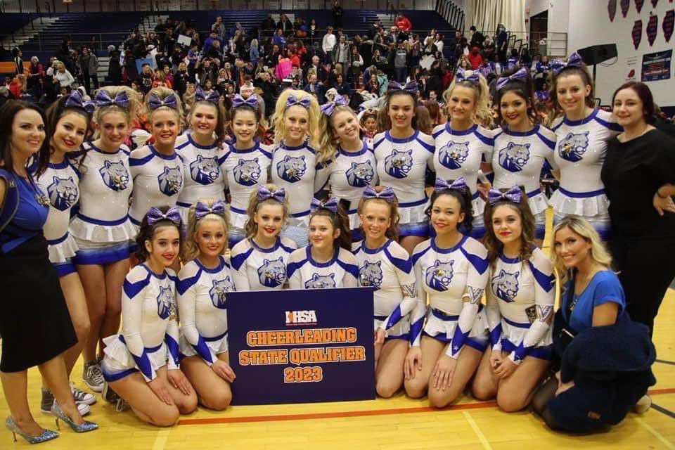 vhhscheer1's tweet photo. Cougar Cheer is state bound! @VHHSAth https://t.co/DxU4zELGZA
