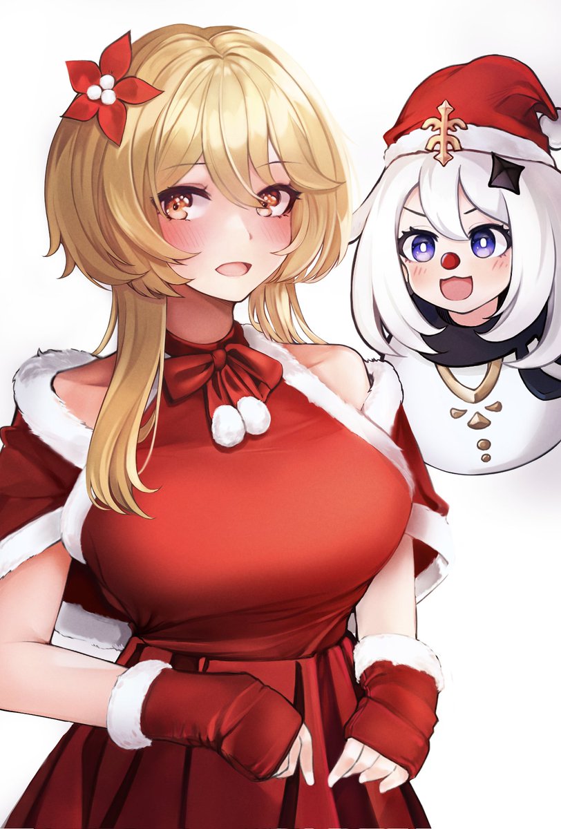 ReichiDAD's tweet photo. Santa Lumine♥️
#原神 #GenshinImpact https://t.co/uj7bGoCSe0