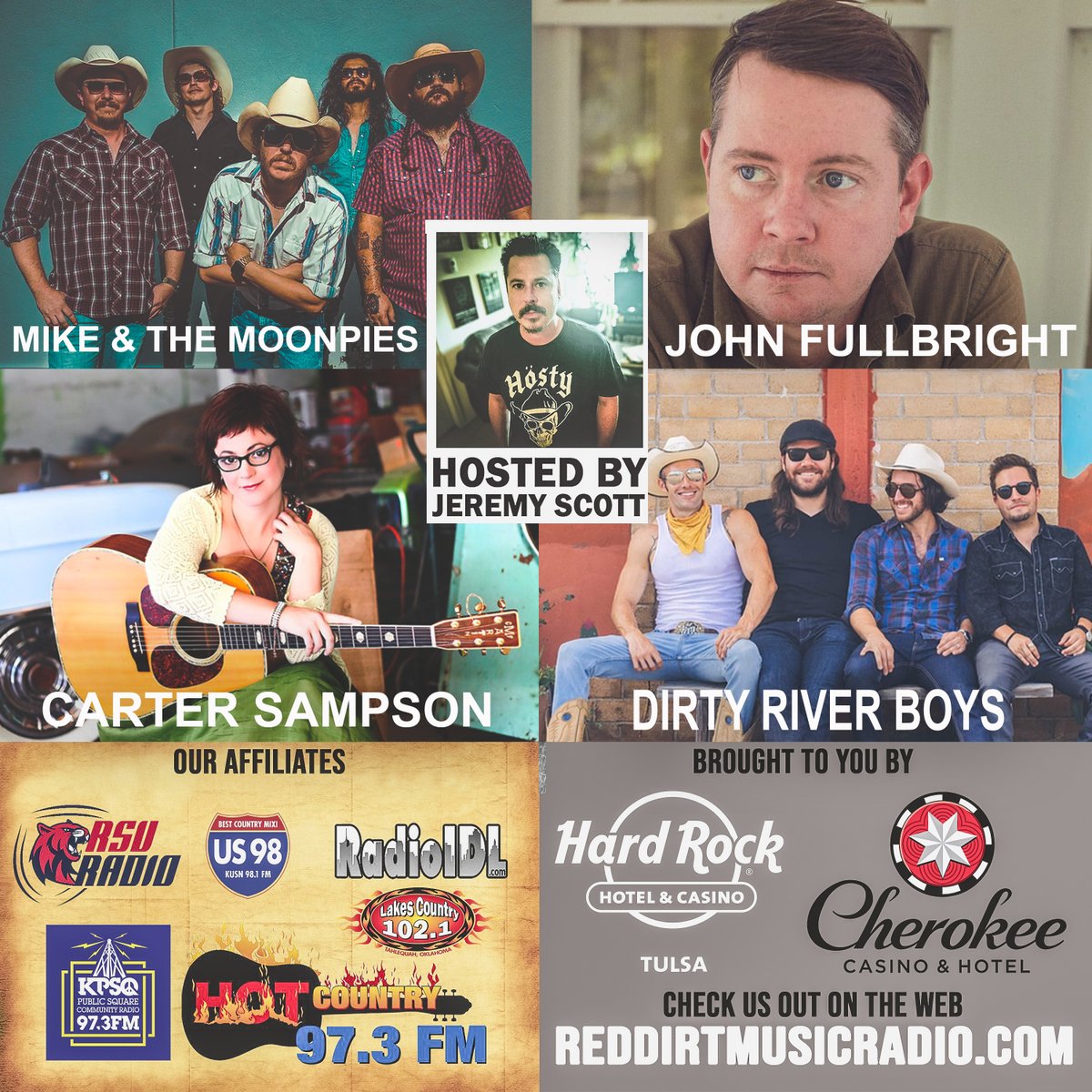 THIS WEEK: Mike & The Moonpies, John Fullbright, Carter Sampson, Dirty River Boys, & more!
#mikeandthemoonpies #cartersampson #johnfullbright #dirtyriverboys