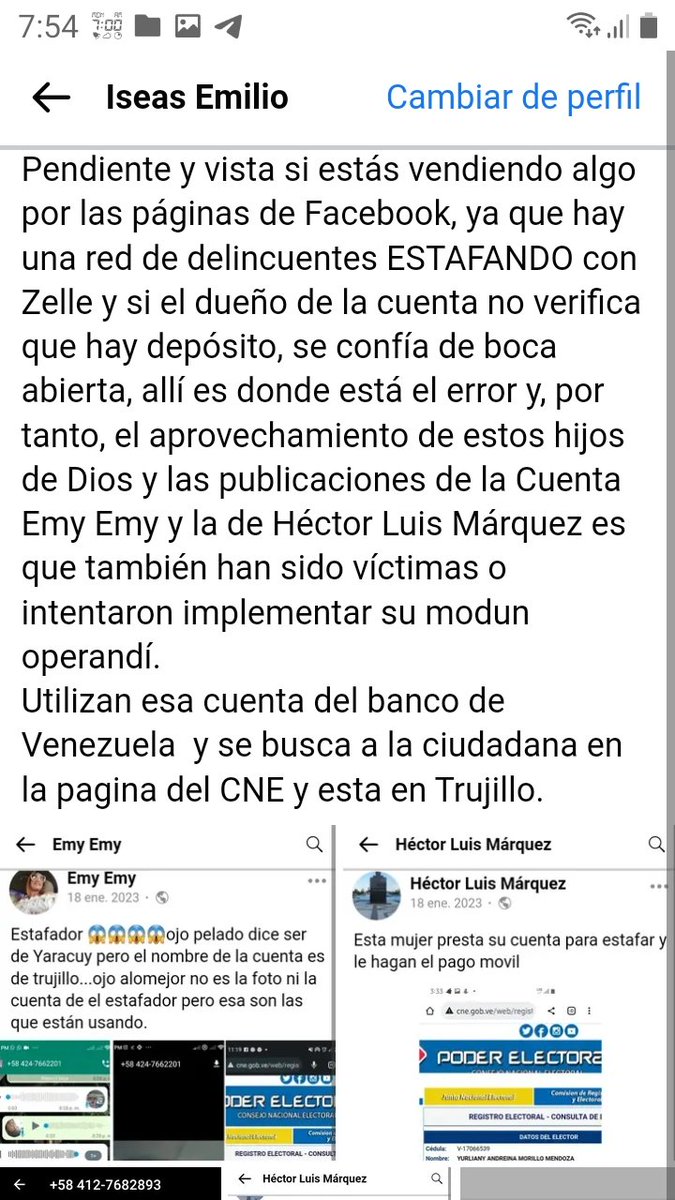 iseaej's tweet photo. @TarekWiliamSaab Hay denuncia de este caso han estafado a diestra y siniestra, justicia !!! https://t.co/dOhI5hRhog
