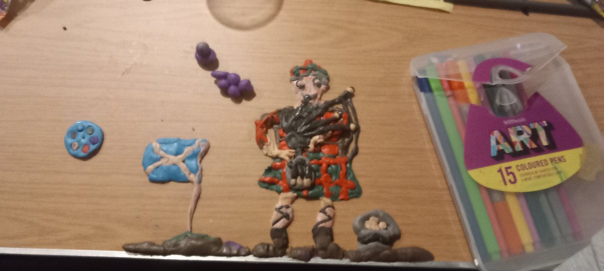 It wasn't just dancing, there was some amazing art on display this evening too! Isn't this fab!