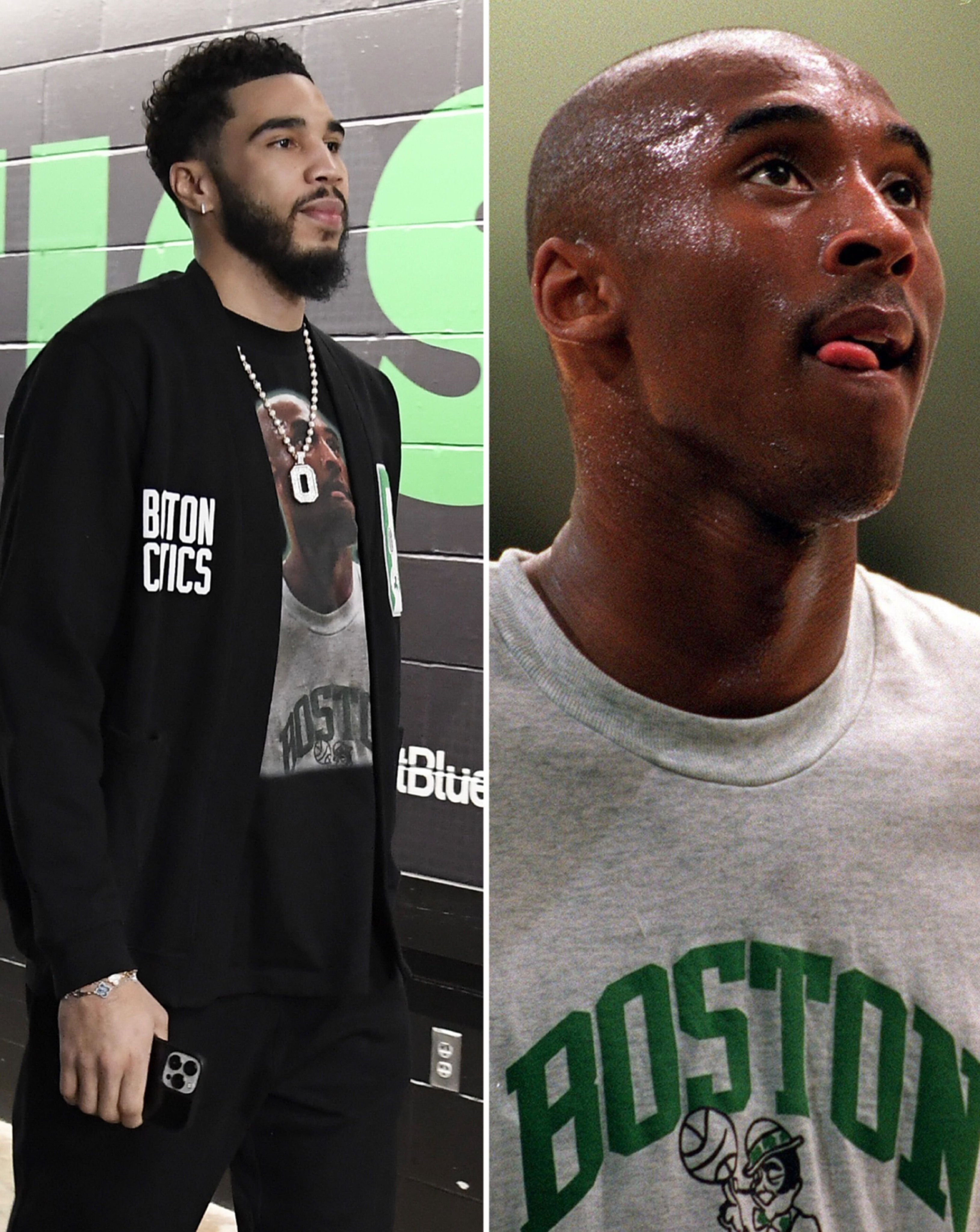 Jayson Tatum Wore Kobe Bryant's Exact Outfit From His Celtics