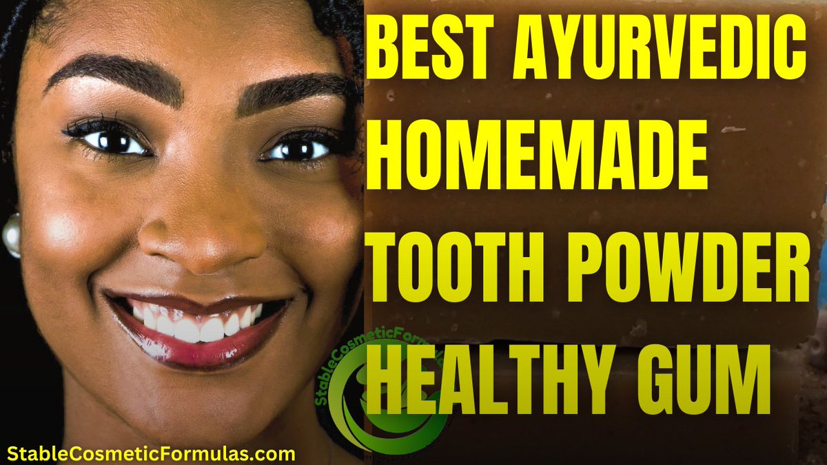 naijagists's tweet image. How To Make The Best Ayurvedic Homemade Tooth Powder With Activated Charcoal - For Healthy Teeth &amp;amp; Gums  youtu.be/041s9WUnvGE via @YouTube #toothpowder #healthygums #ayurvedicmedicine
