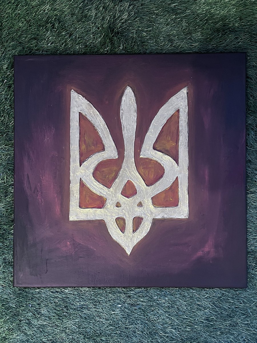 you have no idea what emotions are involved here🇺🇦💪

#UkraineRussiaWar #Zelenskyy #nft #acrylicpainting #artist