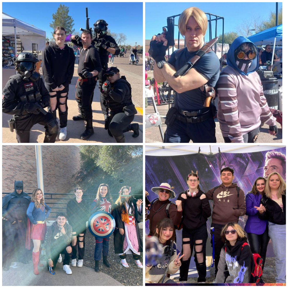PeoriaFlexAcad's tweet photo. Our Comic Conn Bound Intentional Living Class spent the day at the Tempe Fan Con today! Lots of amazing costumes, characters and exhibit booths. Thank you, Mrs. Moman for the road trip and a great day! #BePFA #BetheGood https://t.co/xHXH5WMYyp