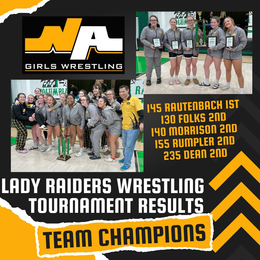 NaGirlsWrestle's tweet image. Historic day for our girls. They traveled out of state for the first time and finished as Team Champions! This is their first ever tournament trophy in school history. We had five finalists and Callie Rautenbach finished as the CHAMP at 145. Great job girls!!! #sanctionpa