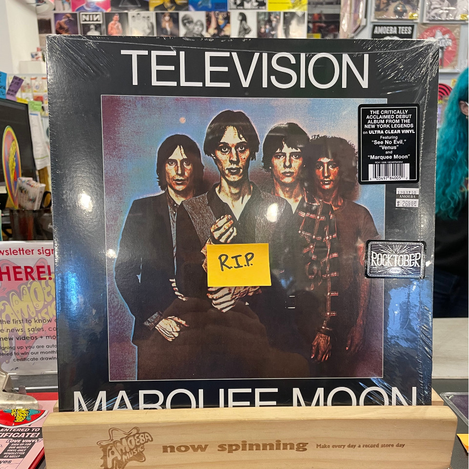 R.I.P. Tom Verlaine, who passed away today at age 73. Co-founder of the widely influential Television, he went on to release many solo albums and collaborated with artists like David Bowie, Patti Smith, Sonic Youth, Smokey Hormel, and Nels Cline.