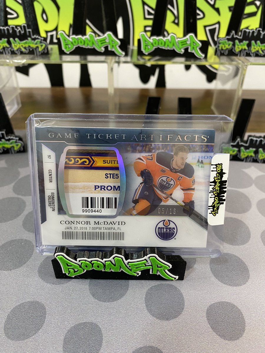 westsportscards's tweet photo. Some huge hits from @780Box @cmcdavid97 #oilers #artifacts #gameticket #5/10 #boomer @UpperDeckHockey #quality over #quantity @UpperDeckSports French #benson yd @EdmontonOilers @UniversalDst @UpperDeckSports join Greg’s #breaks as he’s one of the best!!! https://t.co/Fcst6Fs6VU