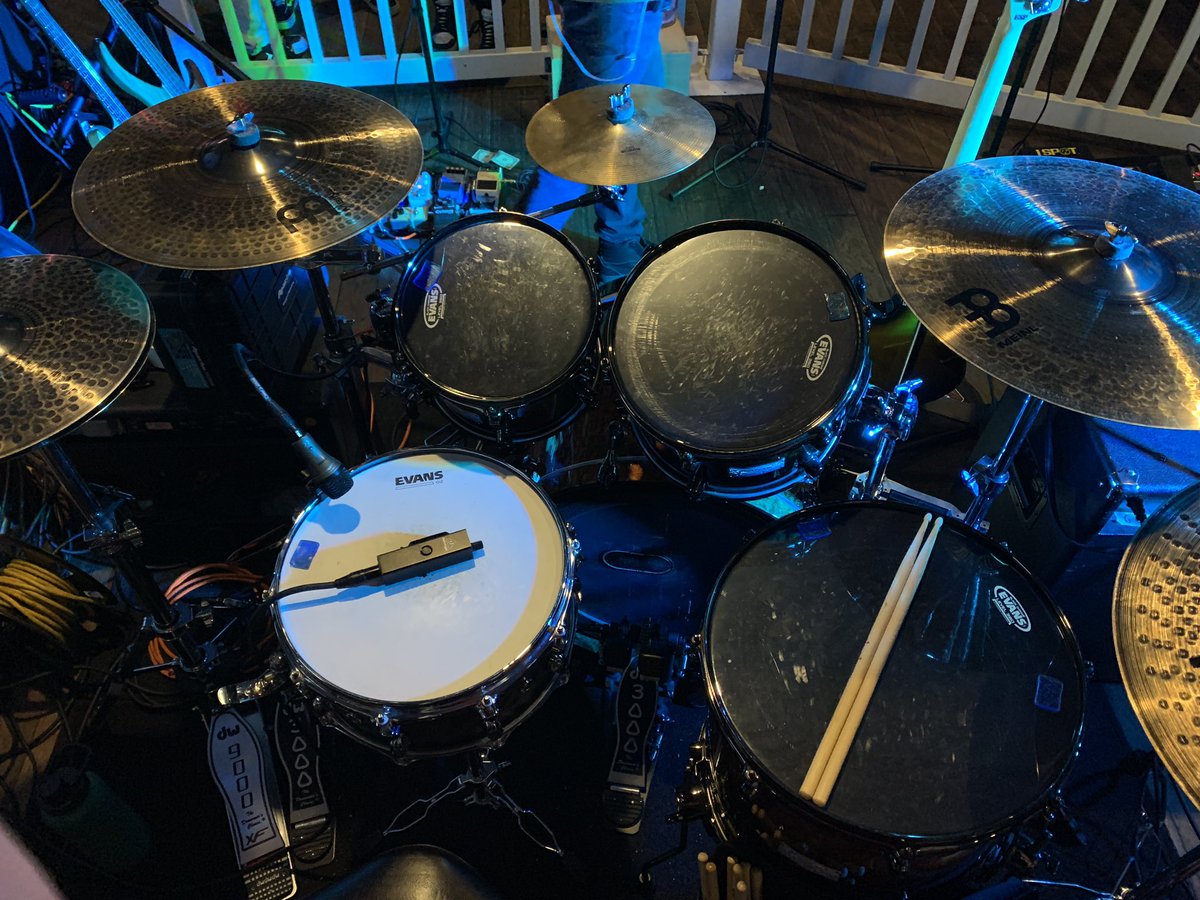 LeachyLive's tweet image. Going from being the backbone of one show to the backbone of another! If you’re around Pearl River NY, my cover band “It’s Not A Phase Mom” starts at 9pm! Come join us for Emo Night if you’re bored and have nothing better to do. You’ll get to see my sweaty face playing drums!