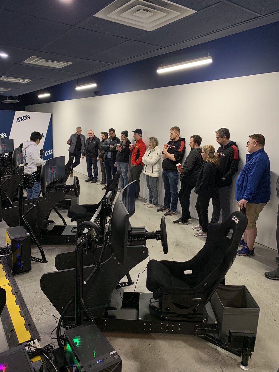 pcacwr's tweet photo. A great morning event at Axon Driving Solutions for some SimRacing. Thanks for hosting our members to get their fix over the winter! https://t.co/RIc9nQxvbI