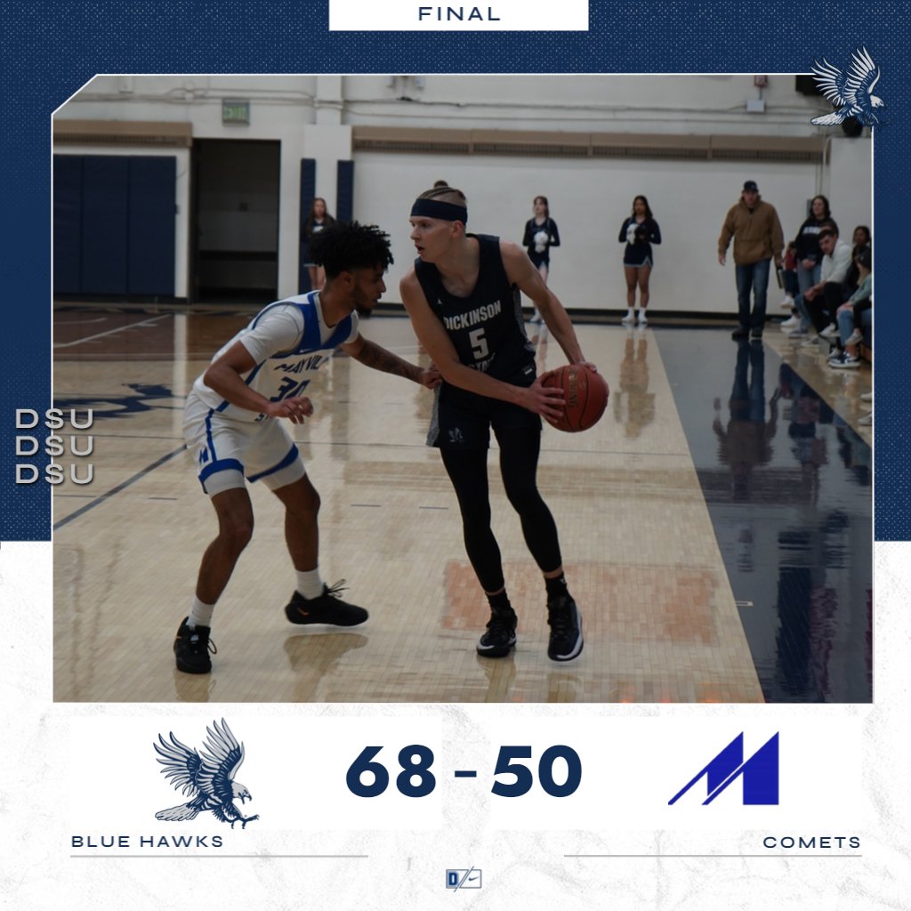 HAWKS WIN!

Blue Hawks dominate first place Mayville State behind a great defensive effort

G. Wright - 16 pts, 8 reb
Evans - 12 pts, 4 reb
Egbule - 11 pts, 8 reb