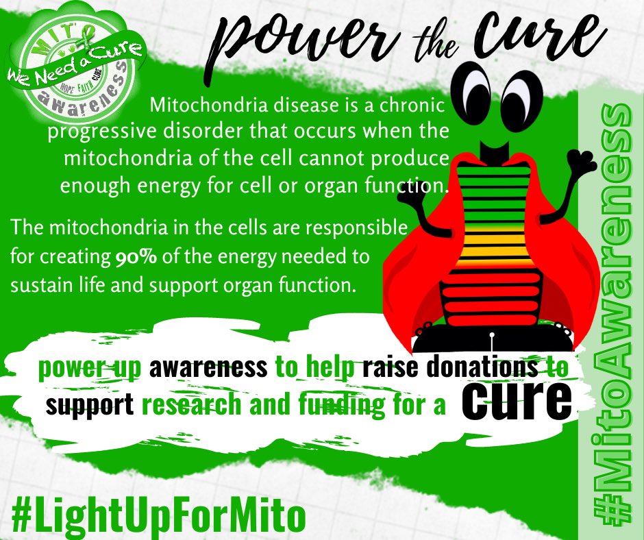 MitoAdvocate's tweet photo. #powerthecure https://t.co/FJBlJyYRvg