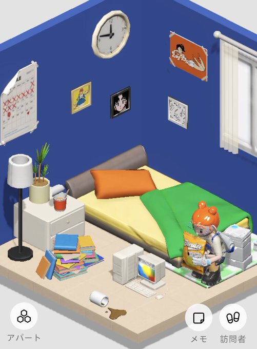 「bed poster (object)」 illustration images(Latest)