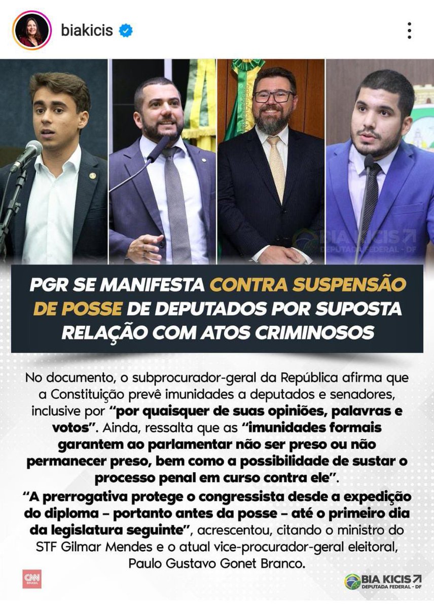 DSsemperfidelis's tweet photo. É o correto! Concordo com o subprocurador geral. A lei é claríssima…

Contudo, pergunto ao anterior, Humberto Jaques e a @MPF_PGR ,sobre a esdrúxula denúncia contra mim que levou a uma prisão ILEGAL por opinião, sendo parlamentar é inviolável. O tempo é o senhor de tudo. https://t.co/TtKocNghFR