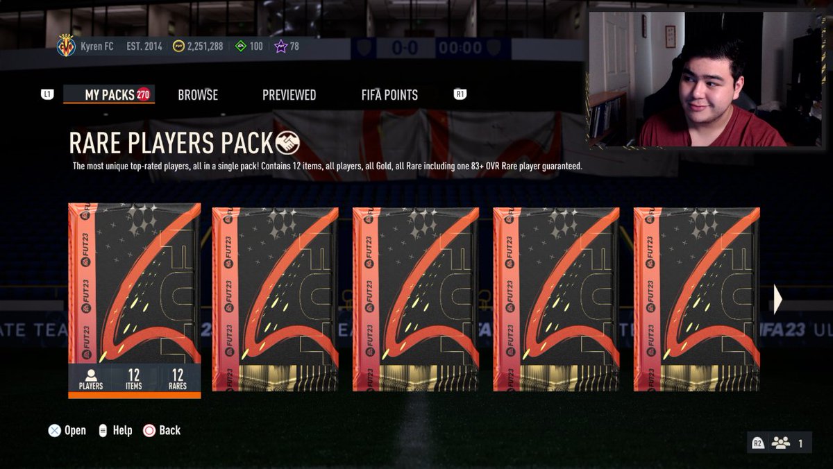 🔴 We are LIVE: twitch.tv/kyrenfc

Day #2 of the TOTY Pack Opening on the #KyrenRTG. 270 packs left starting off with 50k packs, hopefully we can hit a big one today. 🤞🔵