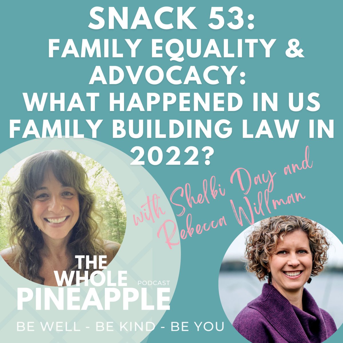 Snack 53: Family Equality & ...
@Boorasclanof4 @Fertilenutrition @Srmfertility @Annerjudge @Audiotocracy @Srmeggdonors @Spokanefertilityspec @Seattlefertilitydoc @PinnacleFertility @familyequality

#familyequality #LGBTQIA #LGBTQfamily #LGBTQstories #queerfamily #fertilitypodcast