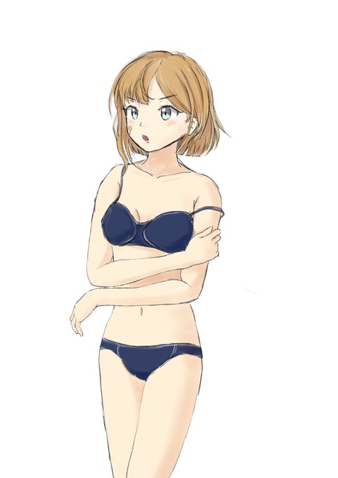 「blue bra」 illustration images(Oldest)