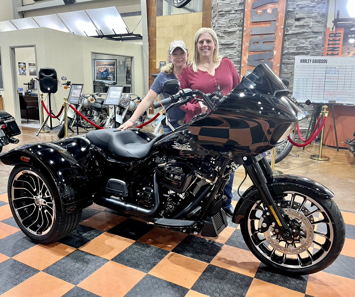 Congratulations Cynthia and Linda on the purchase of your new 2023 Road Glide 3. Welcome to the Republic Harley-Davidson family!