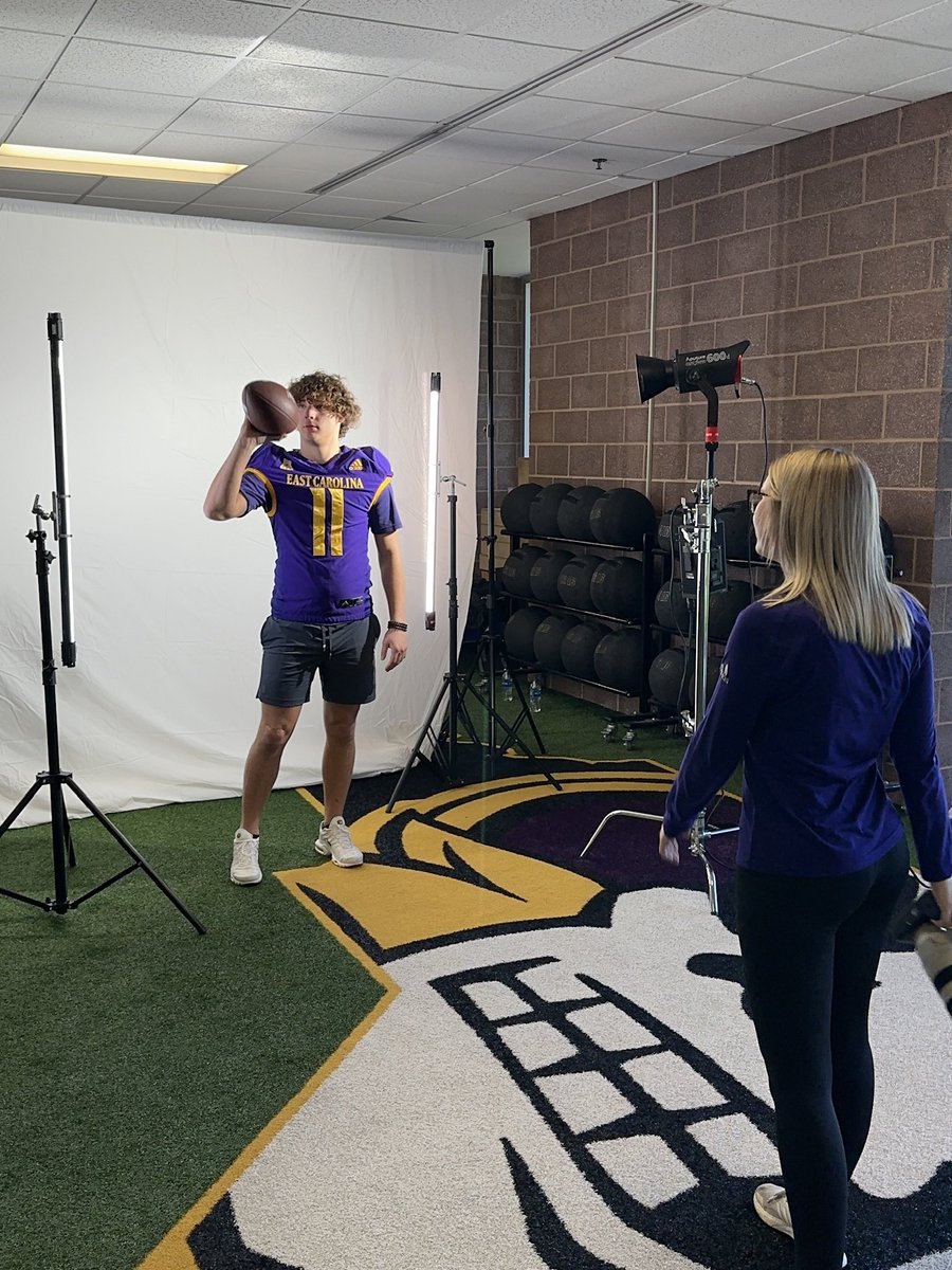 Thank you @CoachBoyette and  @ECUPiratesFB for having me today!  #JuniorDay #RowdyinDowdy @CoachDonnieK @ECUCoachHouston 

@MBrookFootball @Coach_Jenks @MarshallLaymarr @MohrRecruiting @Ebrooks6Ed @On3Recruits @PrepRedzoneNC @247recruiting