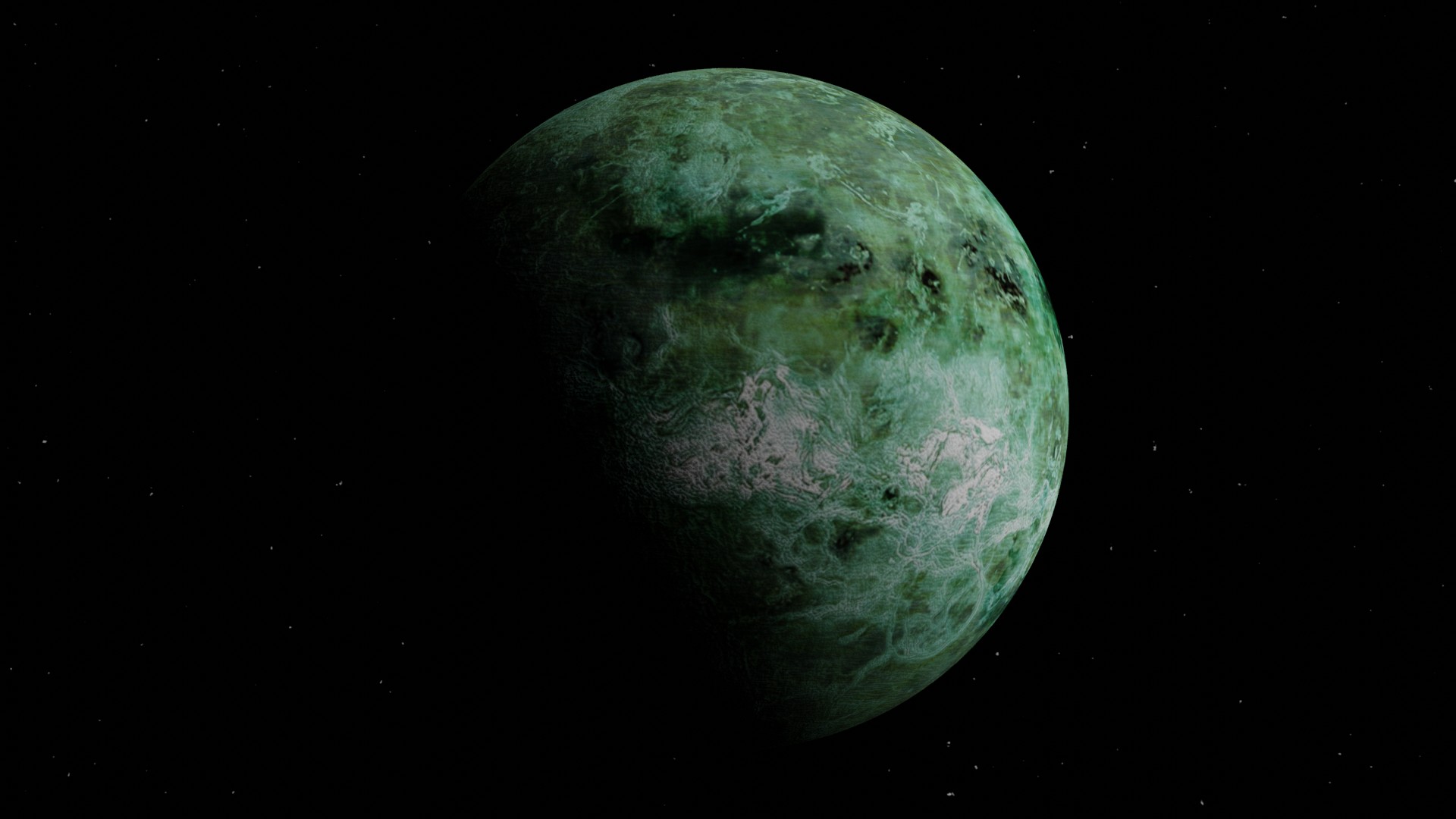 3D Space Planet 45