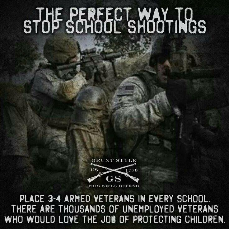 I cannot think of anyone I would trust more to guard my kids while at school. #Veterans #HireVeterans #school #schoolshooting #endviolence #protectourkids #ConservativeMama