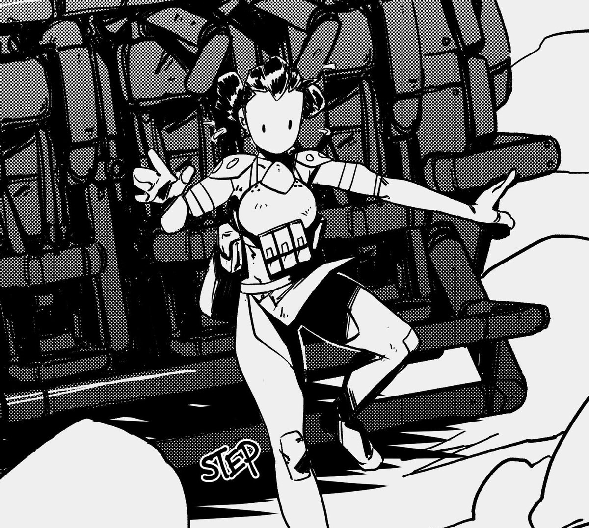 Some nice panel crops from @ComicHeavyCream I like. If you want to support the project, check the page out for more info. 