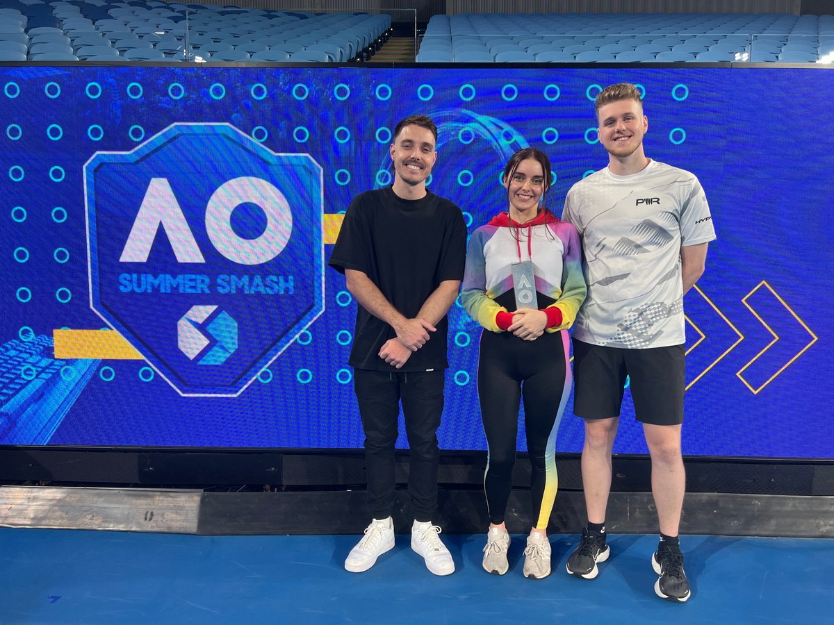 TeamPWR's tweet photo. LUFU WITH THE W ๐
A big thank you to the @AustralianOpen for hosting the charity match with our Icons and community!
#AOSummerSmash | #PWRUP https://t.co/XhpktiKOuw