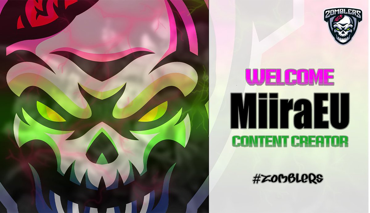 Zomblers's tweet photo. Another one to the family! Welcome: 
Content Creator | @Miira_EU

Don't forget to check out his Twitch!

Link Below: 
https://t.co/G4dEgzV2lK

Tags: 
#Gaming #Esports #Twitch 
#Streamer #Youtube #Games https://t.co/QC8x9cvo1W