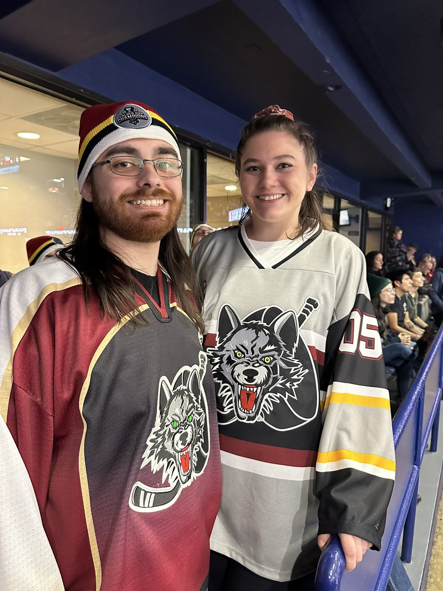 My son and daughter out with friends on a Saturday night. They rented a box <a href="/Chicago_Wolves/">Chicago Wolves</a>
