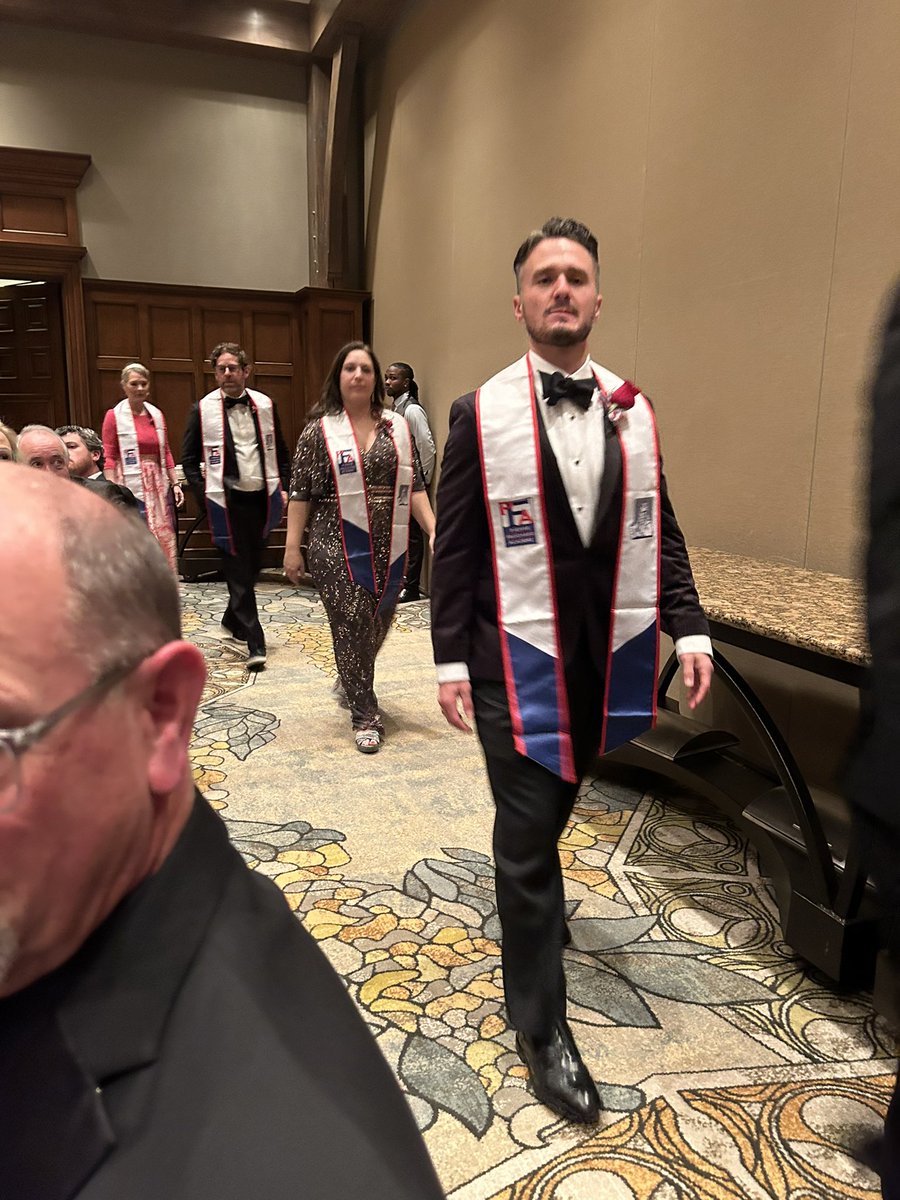Procession of new Fellows!