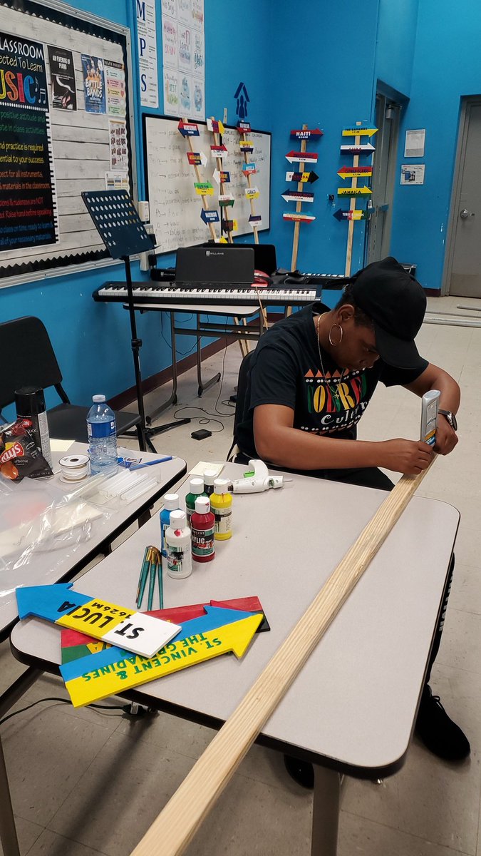 mschryssi's tweet photo. It's been a busy & long Saturday for us here @Lauderhill612 From Saturday Rehearsals to Event Decoration Prep to Performances. We are counting down & getting ready for "A Taste of the Caribbean" @TTRich242 #pantherNATION #showtime #behindthescenes #musicMATTERS #marchingpanthers https://t.co/yDtJ5760p5