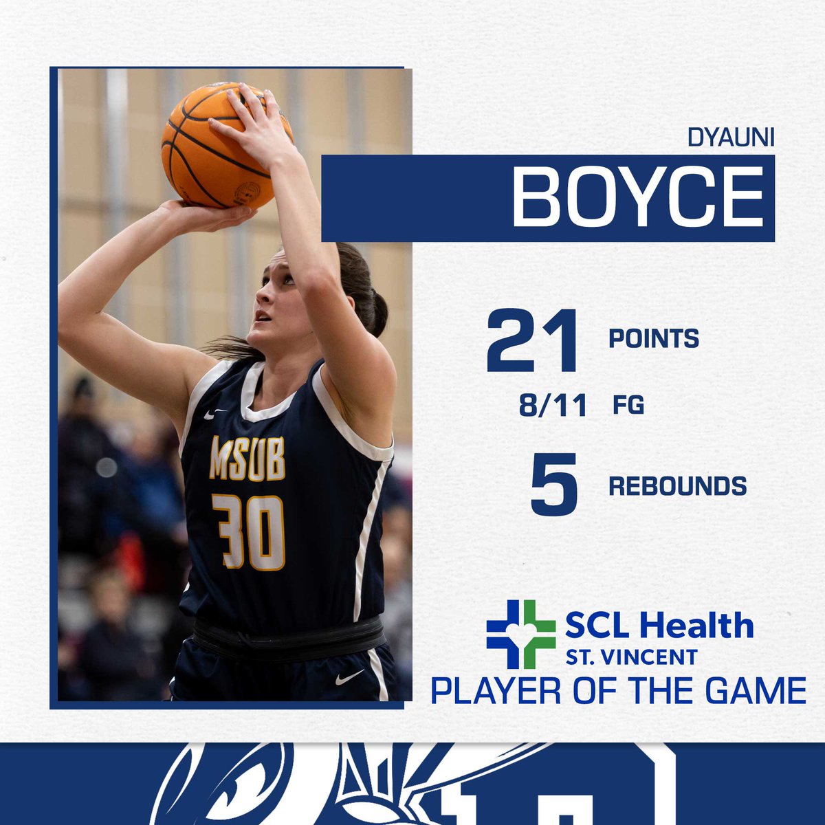 WHAT A WIN🙌🙌

We outscore CWU by 18 points in the second half to stay undefeated in 2023!

Dyauni Boyce is named the player of the game with 21pts and 5rbs!

#MSUBWBB | #StrongerTogether