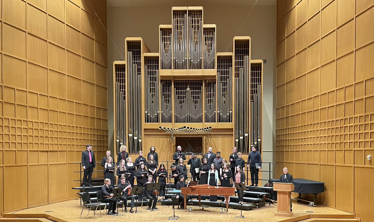 .<a href="/Music_WSU/">WSU School of Music</a> <a href="/WSU_FineArts/">WSU Fine Arts</a> grad student Joshua Senn put his heart and soul into his conducting recital tonight. <a href="/RickCaseWSU/">Rick Case</a> and I were fortunate to be present to see and hear!