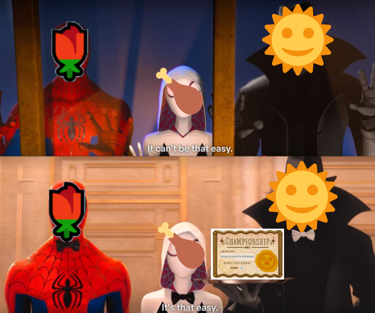 Blaseball teams when you tell them all you need to do is hit the ball really hard: