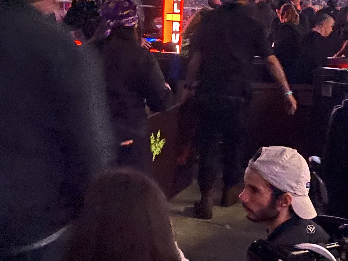 NDeMauroJr's tweet photo. Tables for the lights out match?!? #RoyalRumble https://t.co/TNH7BvjJTz