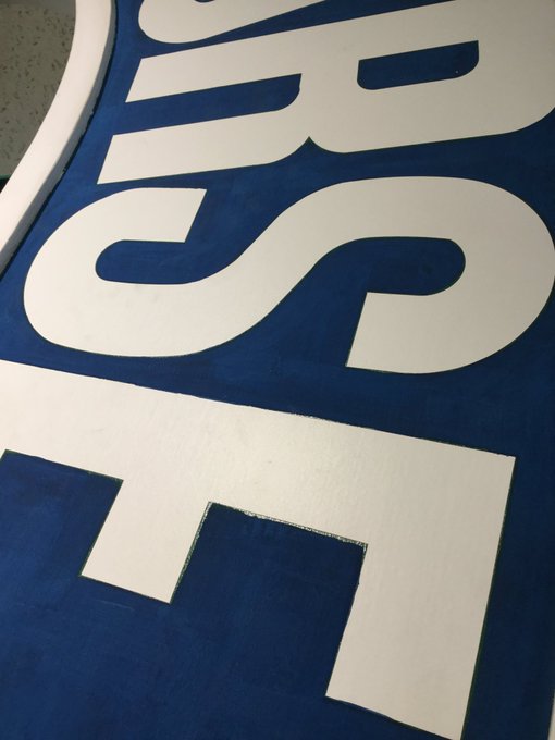 職人の本気技(天皇賞のゴール板) 