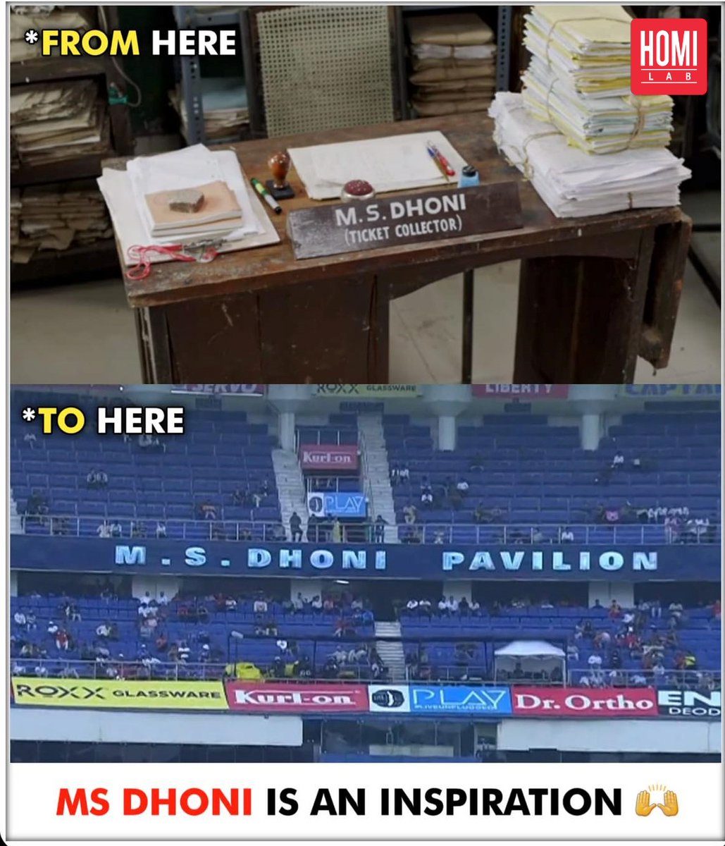 From Ranchi to the World Cup, #MSDhoni's journey is nothing short of inspirational. 
#CaptainCool #WorldCupWinner #CricketLegend