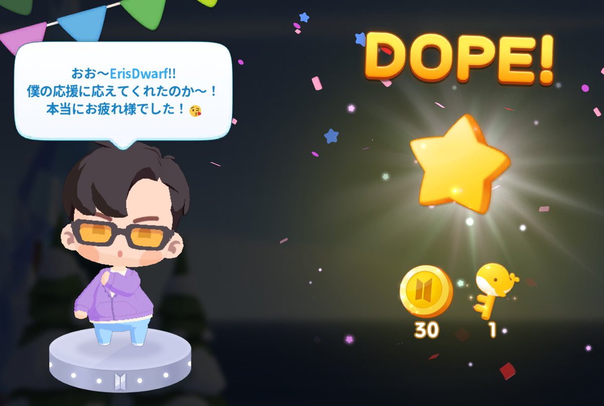 ErisDwarf7's tweet photo. 可愛いこと言ってくれる💜😎🦄💕
#Level2000
#인더섬 https://t.co/GyPRxRmheL