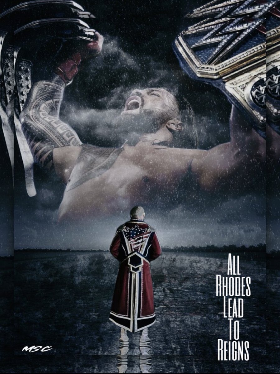 bruce_bruce24's tweet photo. @CodyRhodes 5 1/2 yrs in the making. Long term storytelling #Rhodes2WrestleMania #WalkOverTalk https://t.co/MlPrU7DLBG