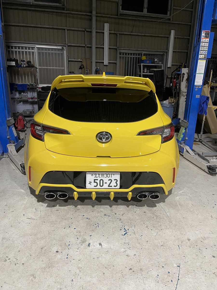 Jvt2gBHdghoYXRJ's tweet photo. ＃トヨタ
＃TOYOTA
＃カローラ
＃カローラスポーツ
＃カローラツーリング
＃カローラセダン
＃全塗装
＃y56
＃黄色
＃黄色い車
やっぱり角島はぼっちでした笑
これから黄色いカローラをよろしくお願いします☺️☺️ https://t.co/cJDWA5FQuB