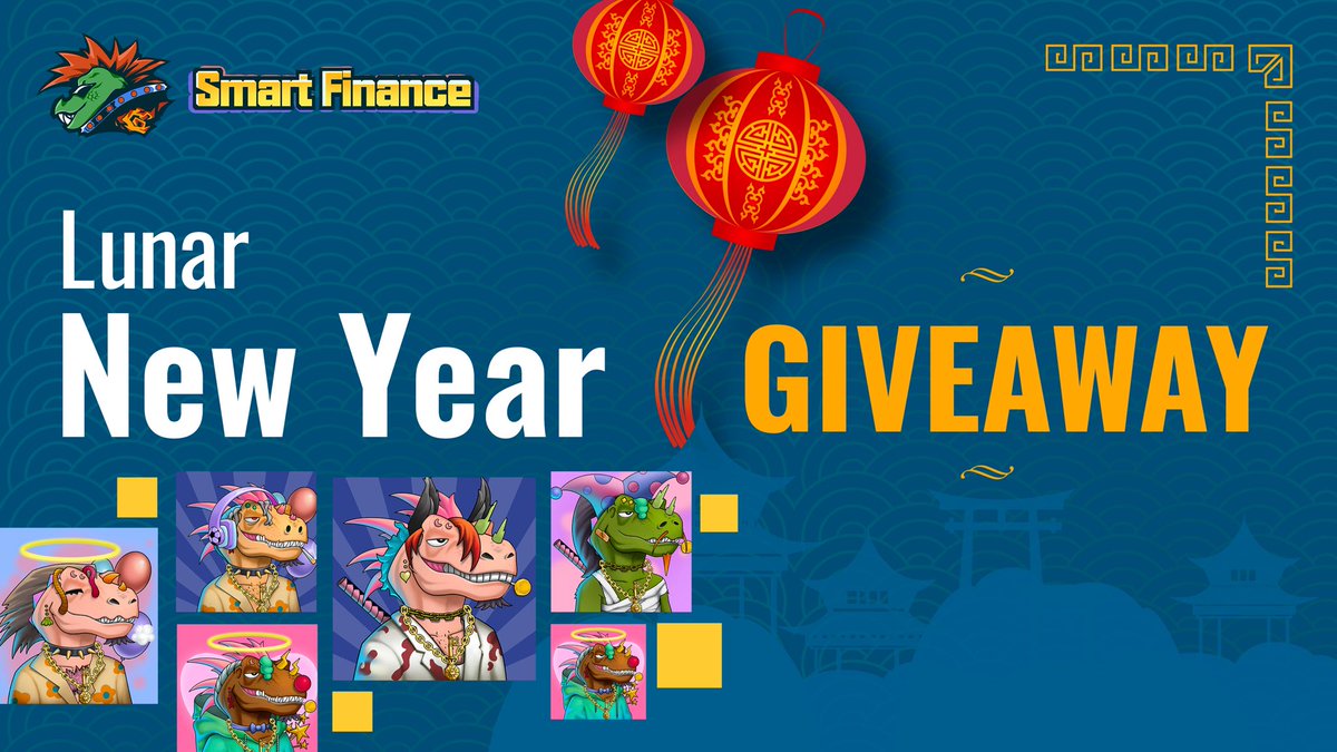 SmartFinanceNFT's tweet photo. 🧨#SmartFinance Lunar New Year Campaign🧨

🎉We are powered by @Galxe to host a special Lunar New Year giveaway campaign!!

🗓️Jan 29 - Feb 4

🎁Complete the tasks and claim your Lunar New Year #GalxeOAT:
https://t.co/qwTEvMKbwJ

#NFTFi #Web3 #DeFi #SMART https://t.co/jM0wfDdNK3