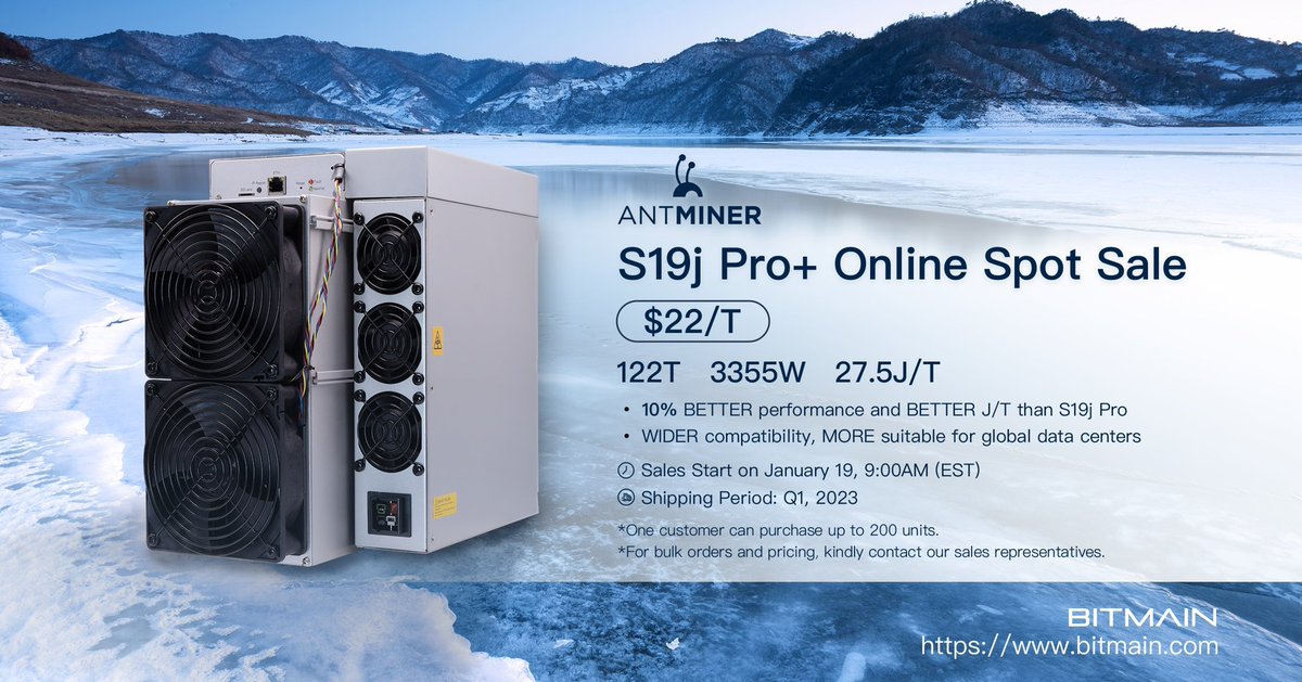 GTarlay's tweet photo. Our prices are lower than official prices🤝#cryptocurrency 
https://t.co/VeS6WcYztm
#Bitcoin #antminer #asicminer https://t.co/wxlE3lwP01