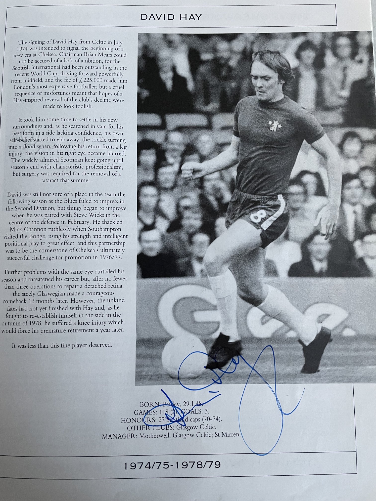 Happy birthday to David Hay    