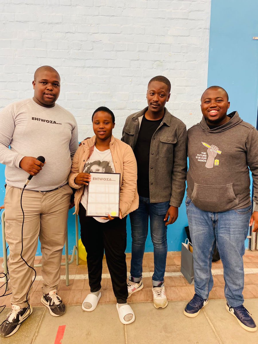 ehwoza's tweet image. #IkamvaYouth prize giving ceremony in Makhaza, Khayelitsha was a huge success! Congrats to all the learners who have overcome obstacles to achieve academic success. Proud of your hard work &amp;amp; dedication. #Khayelitsha #Education #Achievement #communityempowerment - @iymakhaza