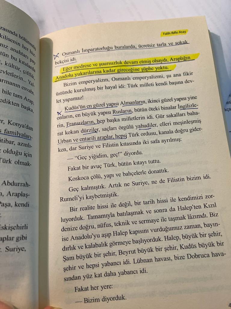 umitozdag's tweet photo. “Eğer medrese ve şuursuzluk devam etmiş olsaydı, Araplığın Anadolu’nun yukarılarına gireceğine şüphe yoktu.” F. Rıfkı Atay, Zeytindağı. Bugün Araplık Suriyeliler ve medreseler ile Anadolu’yu istila ediyor: Zafer Partisi Türkiye’nin Türk kalmasının mücadelesini veriyor. https://t.co/BtXT2Itz2J