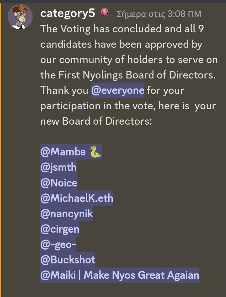Bellerophontis2's tweet photo. Gm 😘
So excited these all members and @category5music are on @Nyolings Board of Directors

🧡💛💚💙💜🤎❤️🖤🤍 https://t.co/i5w6kiZLee