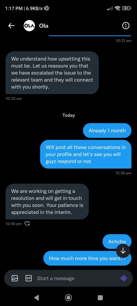 GuyNameIsSagar's tweet photo. @bhash Please let me know how much more time it will take. 1 more month or a year or more than that. https://t.co/19Q7tRBra6